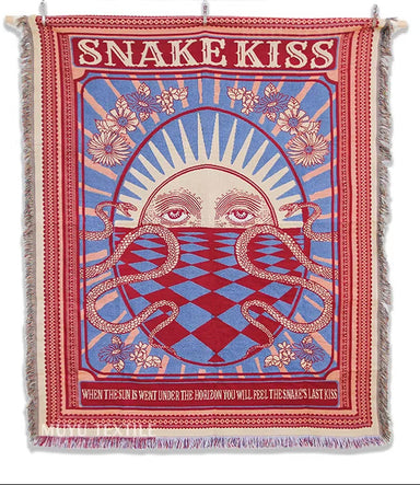 Jacquard Factory Custom Design High Quality Logo/Pattern Woven Tapestry Blanket and Warp Tapestry Throw Blanket