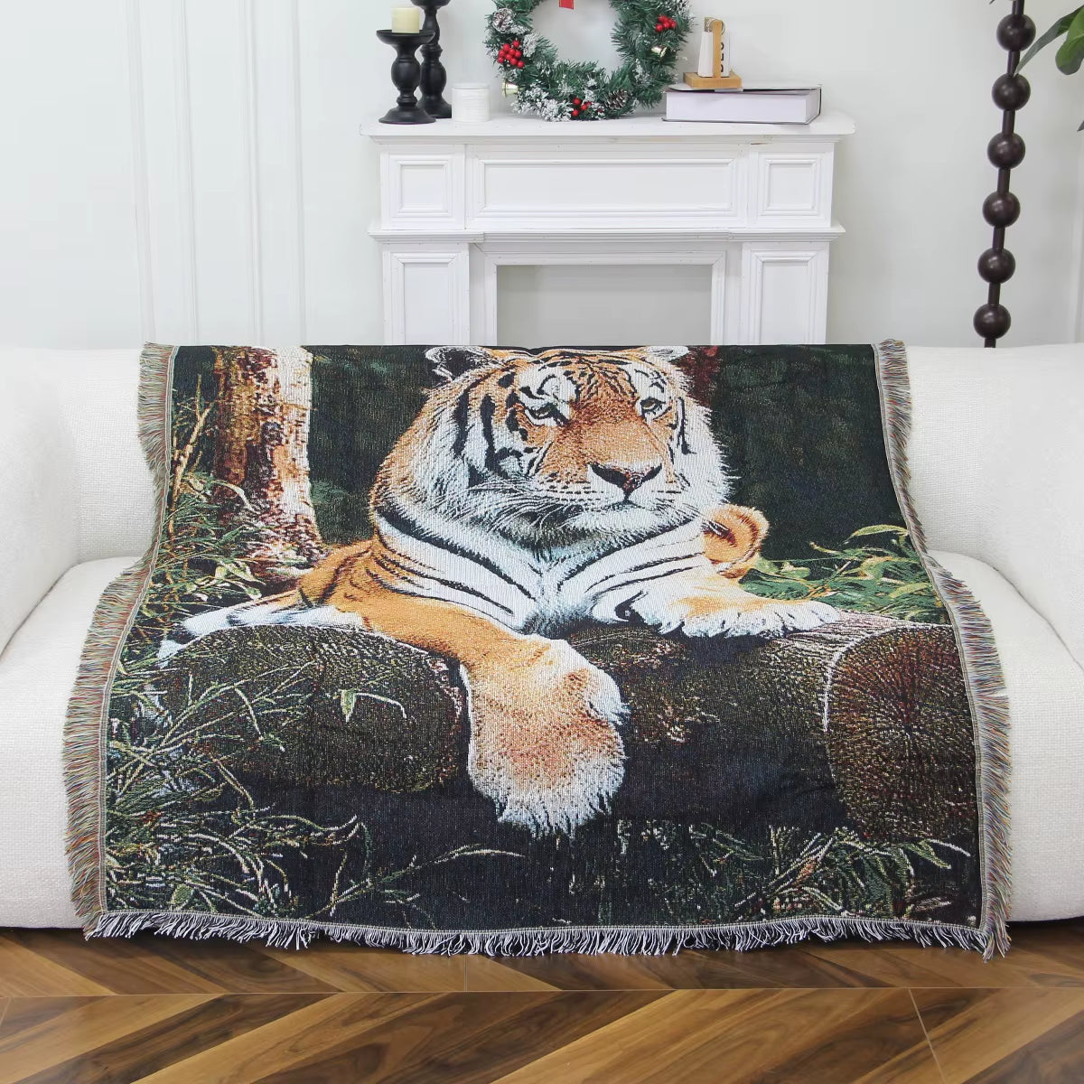 LOW MOQ Custom Design Woven Tapestry Blanket with Custom Tapestry Jacquard Blanket for Various Uses