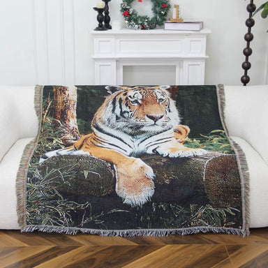 LOW MOQ Custom Design Woven Tapestry Blanket with Custom Tapestry Jacquard Blanket for Various Uses